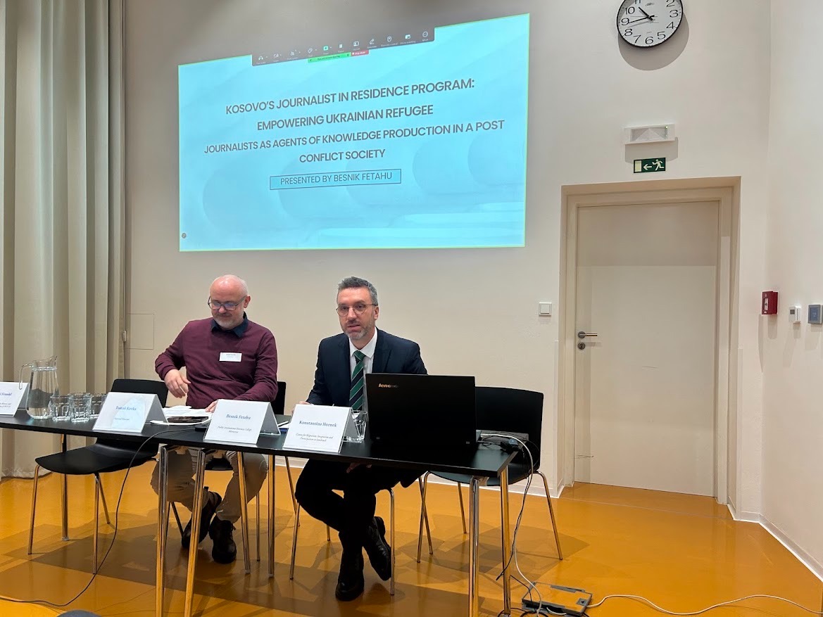Prof. Asst Besnik Fetahu Participates in International ‘Archives of Migration’ Conference in Prague